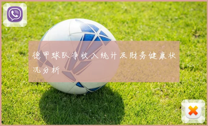 德甲球队净收入统计及财务健康状况分析